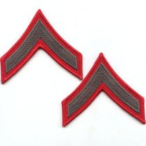 A Private First Class (PFC) Alphas Chevrons