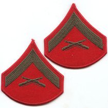 B Lance Corporal (LCpl) Alphas Chevrons