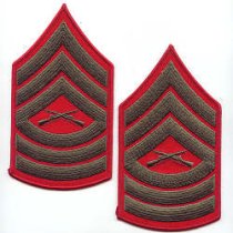 G Master Sergeant (MSgt) Alphas Chevrons