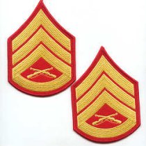 E Staff Sergeant (SSgt) Dress Blues Chevrons