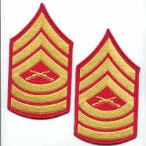 G Master Sergeant (MSgt) Dress Blues Chevrons