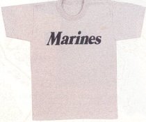 "Marines" Grey Kids T-Shirt