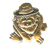 Marine Bull Dog Pin