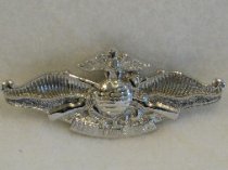 FMF - FLEET MARINE FORCE BREAST INSIGNIA - RHODIUM