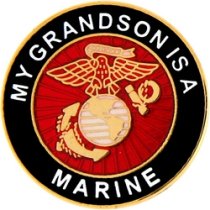 ″MY GRANDSON IS A MARINE″ PIN