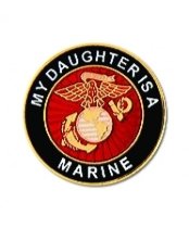 ″MY DAUGHTER IS A MARINE″ PIN